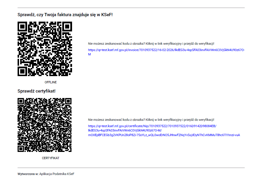 qr codes ksef 